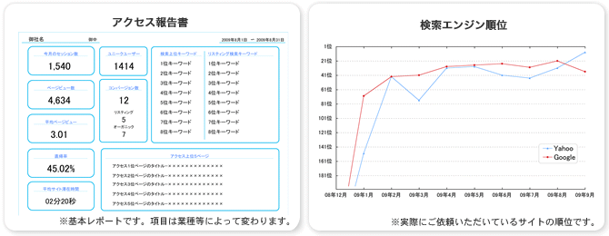 アクセスレポート